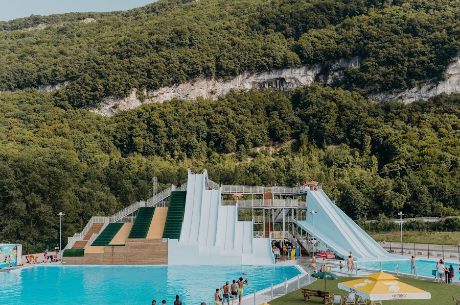 Toboggans aquatiques